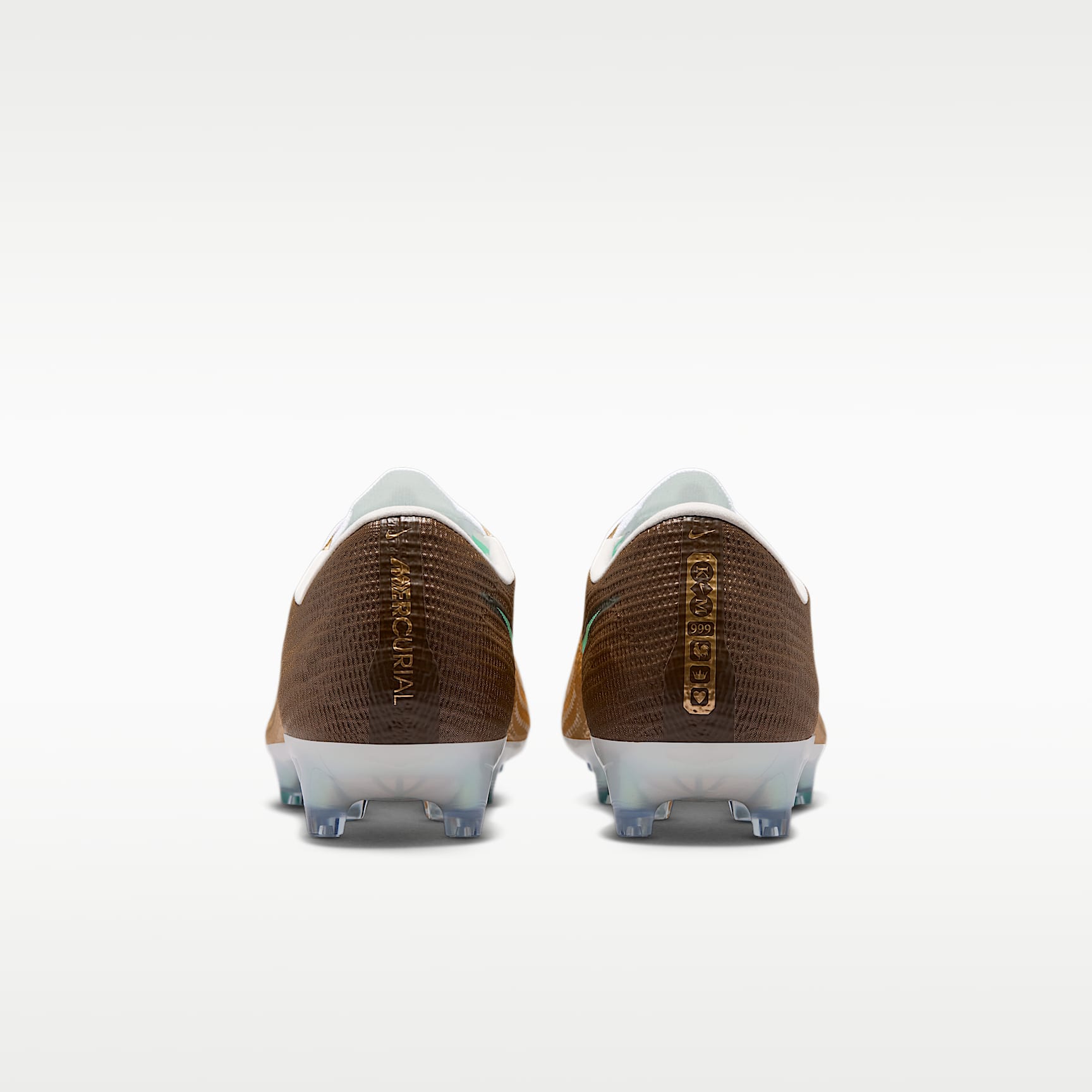 Nike Mercurial Superfly 11 Elite „Kylian Mbappé“ Low-Top-Fußballschuh für Kunstrasen – Metallic Gold/Green Glow