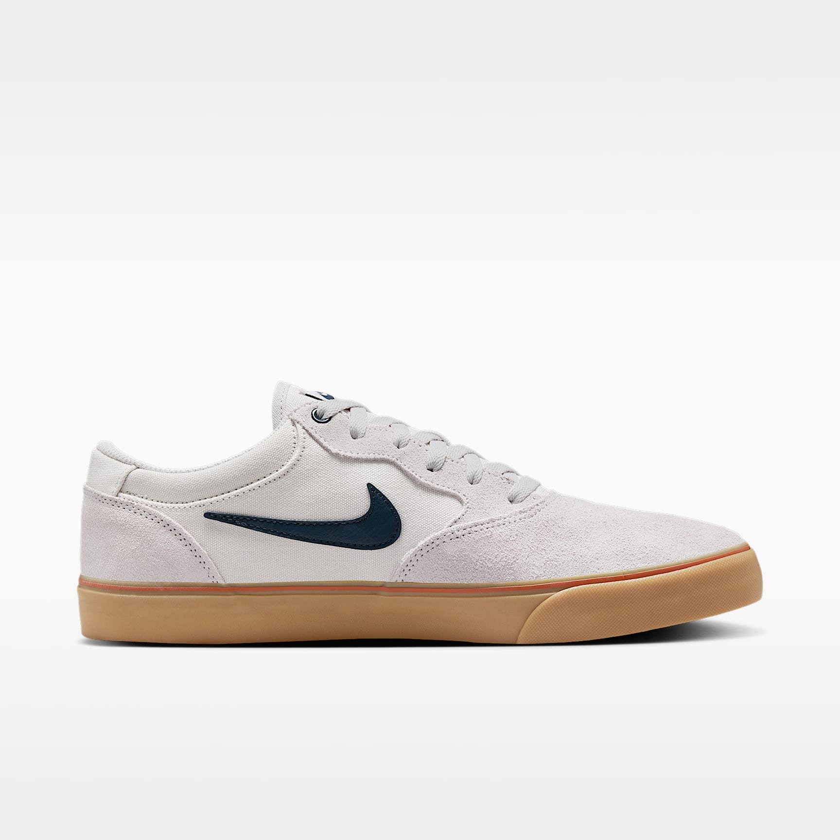 Nike SB Chron 2 Skateboardschuh – Vast Grey/Dark Russet/Gum Light Brown/Armory Navy