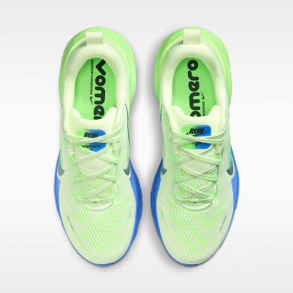 Nike Vomero 18 Straßenlaufschuh (Herren) – Weiß/Volt Tint/Sapphire/Black Spruce