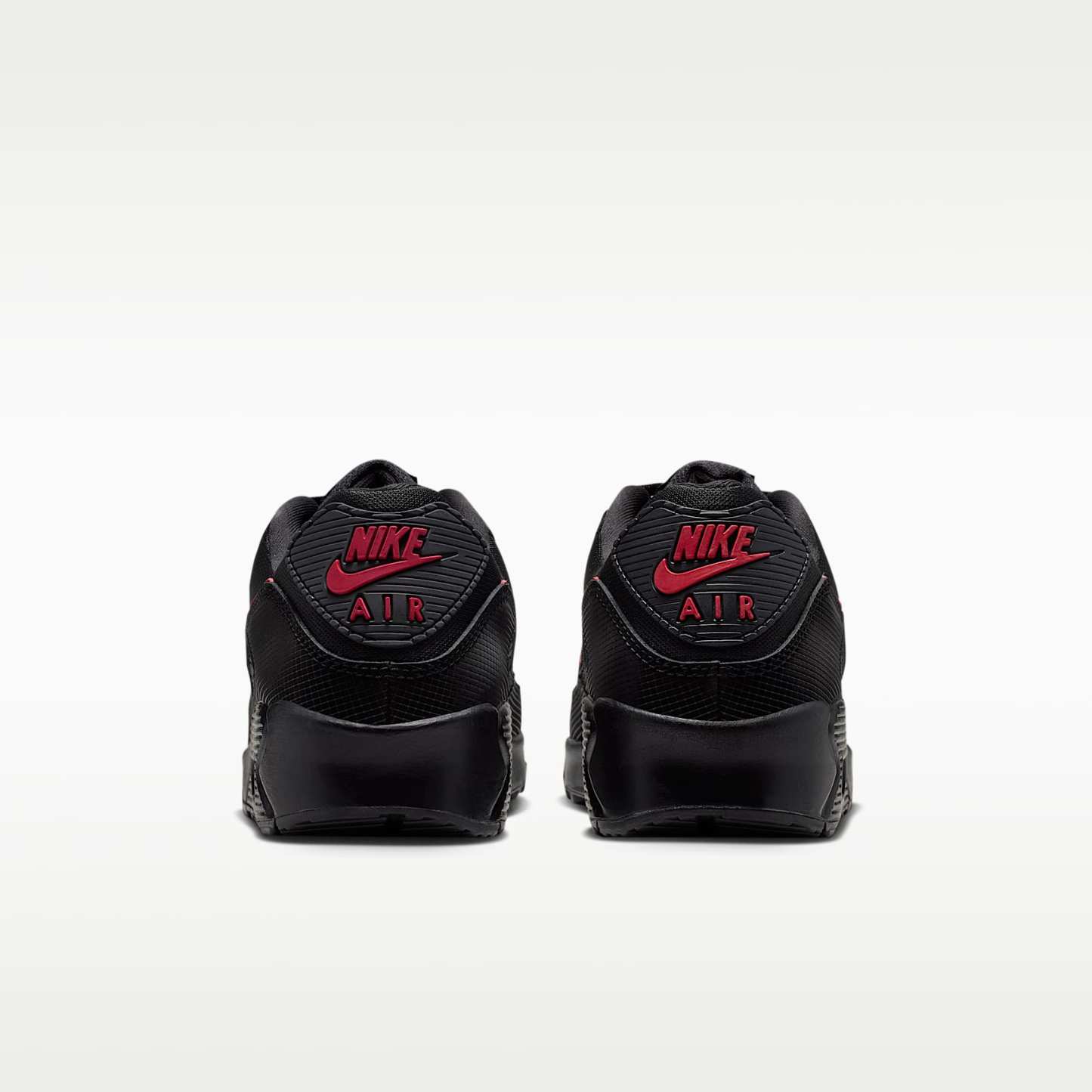 Nike Air Max 90 Schuh (Herren) – Schwarz/Schwarz/Tough Red