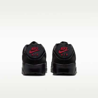 Nike Air Max 90 Schuh (Herren) – Schwarz/Schwarz/Tough Red