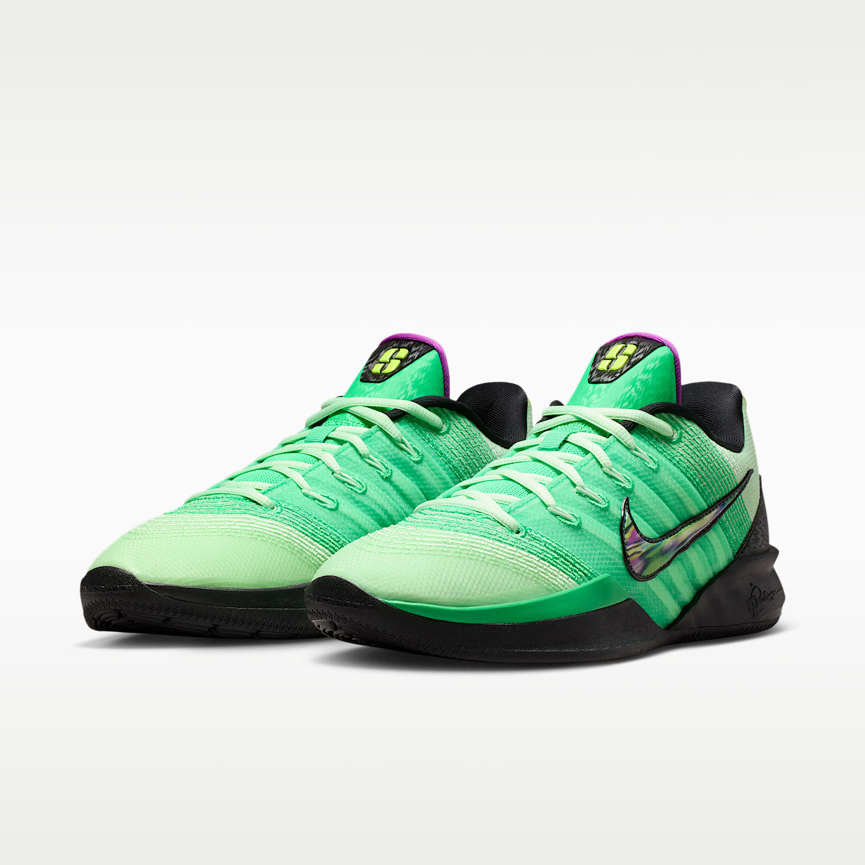 Sabrina 3 "Gamer" Basketballschuh – Green Shock/Vapor Green/Vivid Purple/Schwarz