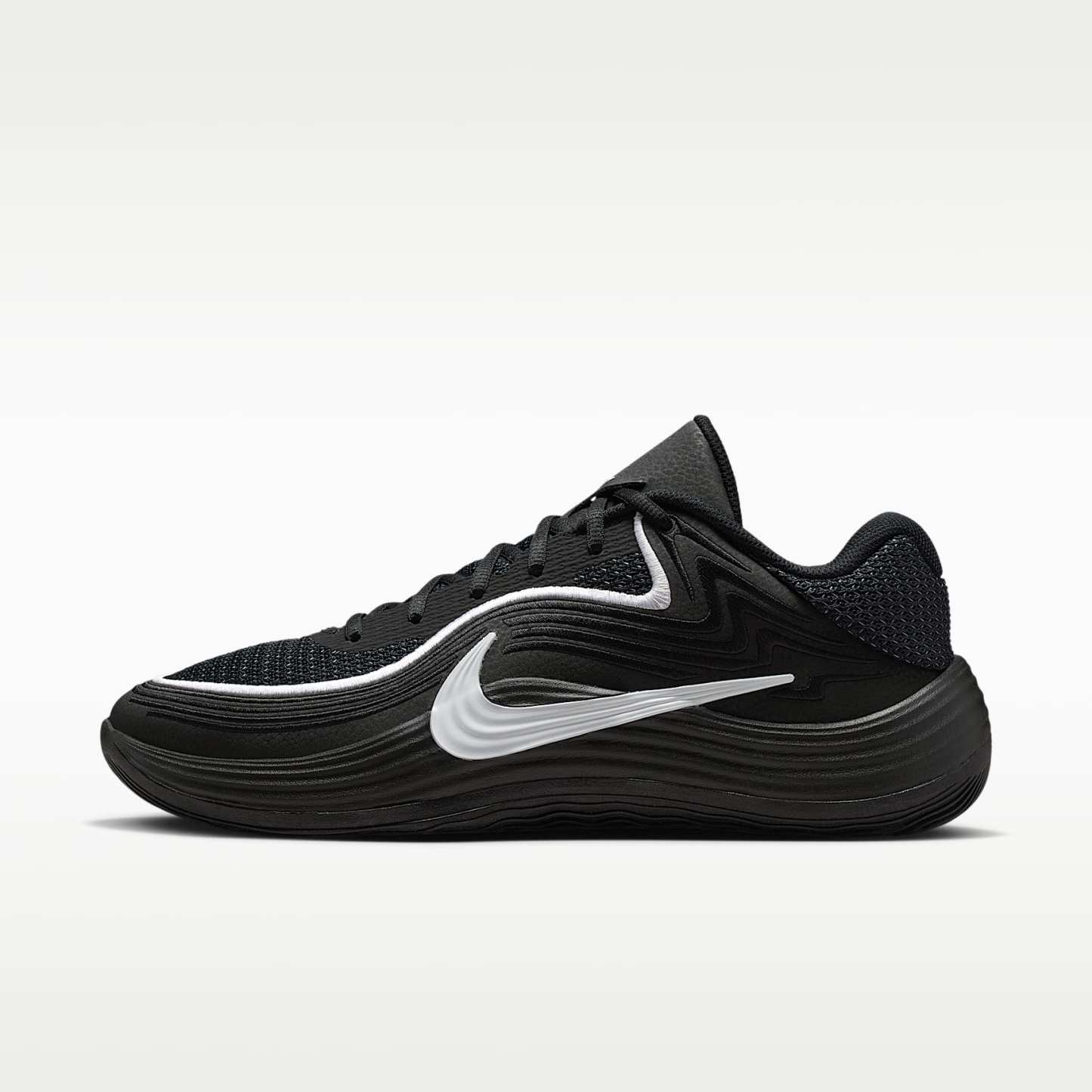 Nike Precision 8 Low Basketballschuh (Herren) – Schwarz/Weiß/Weiß