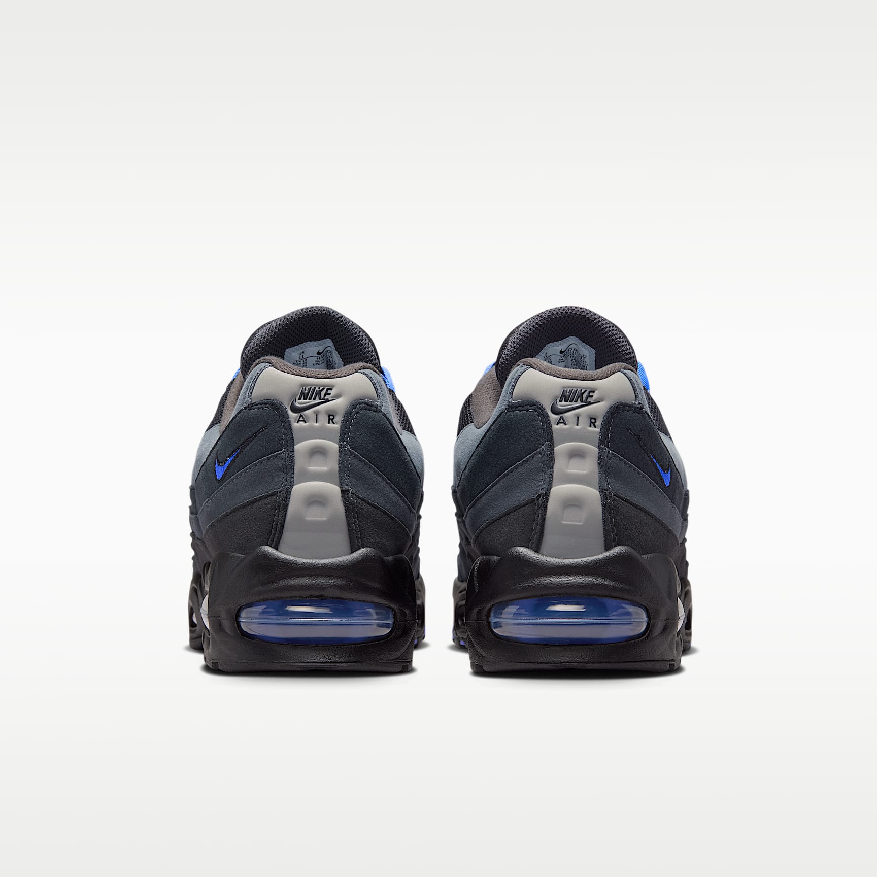 Nike Air Max 95 Big Bubble "OG" Schuh (Herren) – Schwarz/Anthracite/Dark Smoke Grey/Sapphire