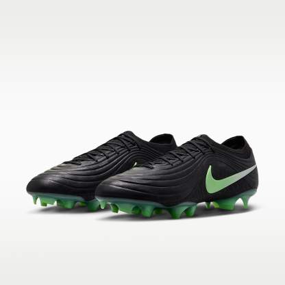 Nike Tiempo Maestro Elite Low Top Fußballschuh für normalen Rasen – Schwarz/Schwarz/Illusion Green
