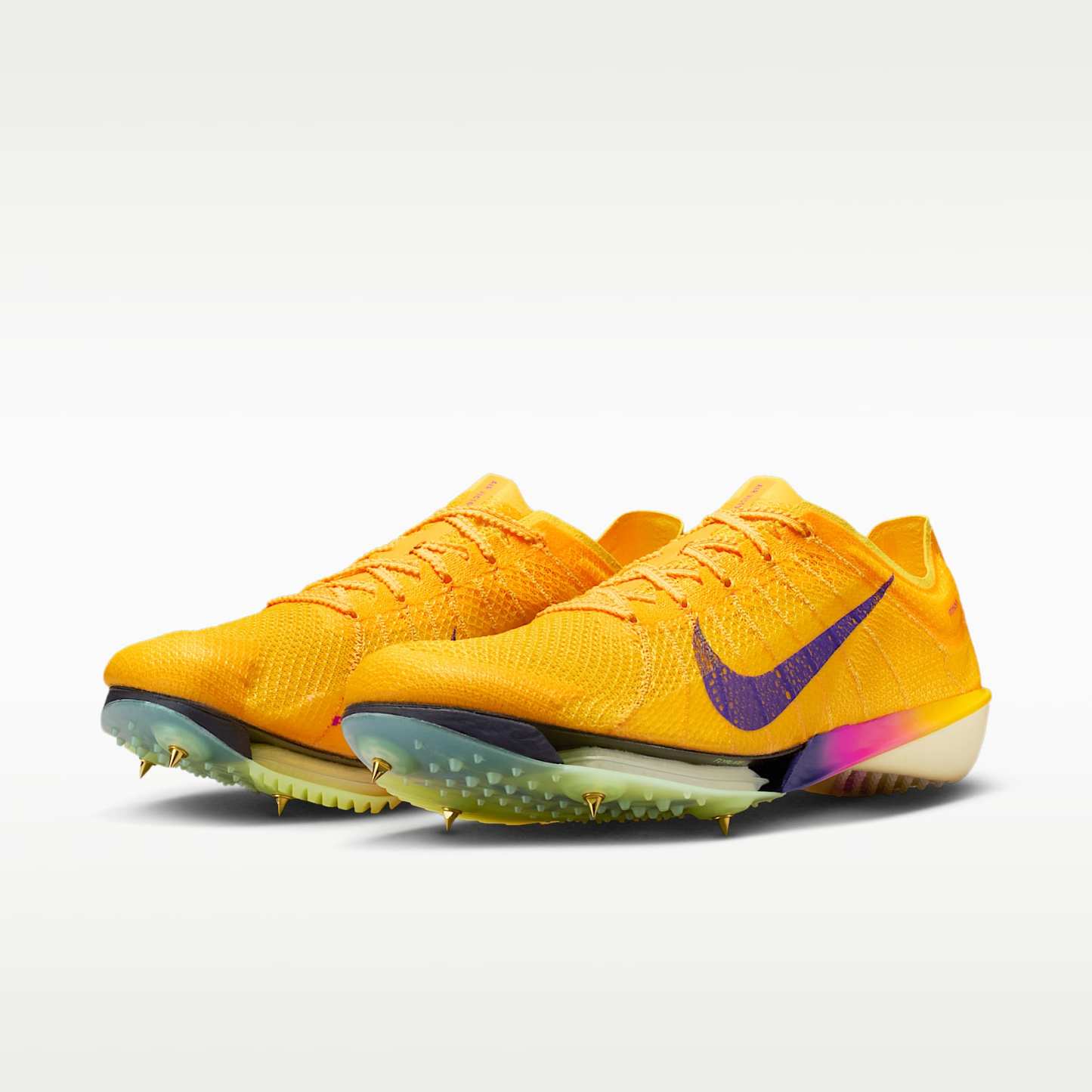 Nike Victory 2 Track & Field Langstrecken-Spikes – Citron Pulse/Volt Ice/Laser Orange/Indigo Burst