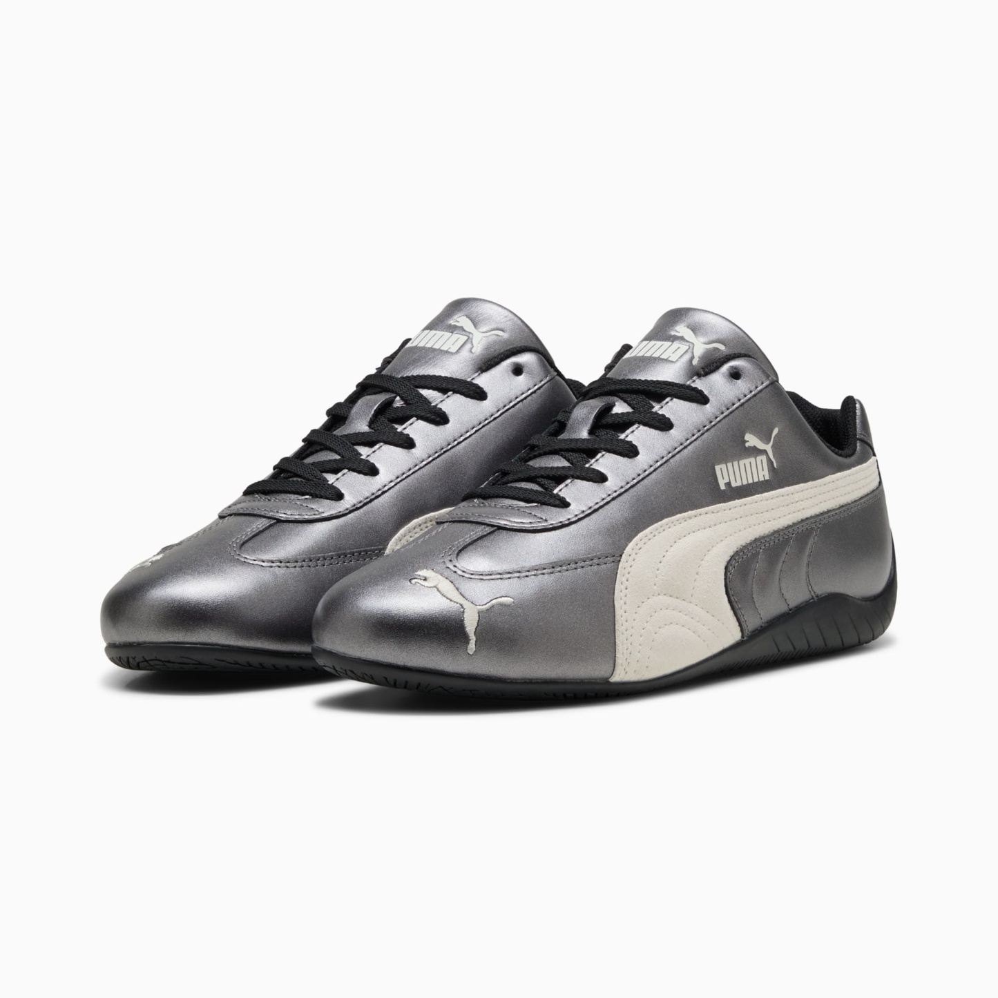 Speedcat Metallic Sneakers Unisex - PUMA Black-Warm White