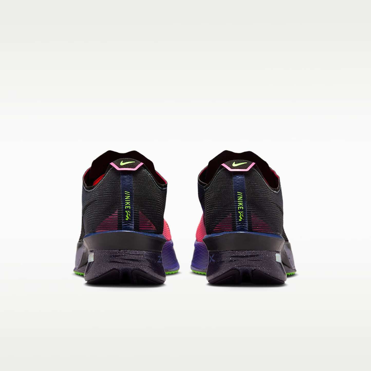 Nike Vaporfly 4 Glam Laufschuhe für Straßenwettkämpfe (Damen) – Dark Obsidian/Purple Dynasty/Flash Crimson/Schwarz