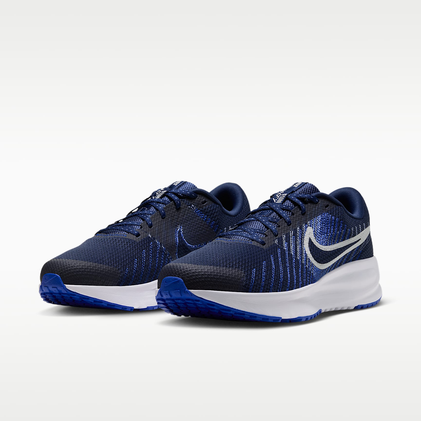 Nike Run Defy Straßenlaufschuh (Herren) – Midnight Navy/Racer Blue/Smokey Blue/Grey Mist