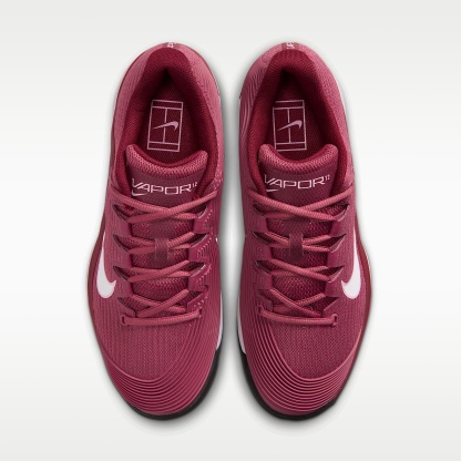 Nike Vapor 12 Tennisschuh für Clay Courts (Damen) – Pink Smoke/Vast Grey/Schwarz/Weiß