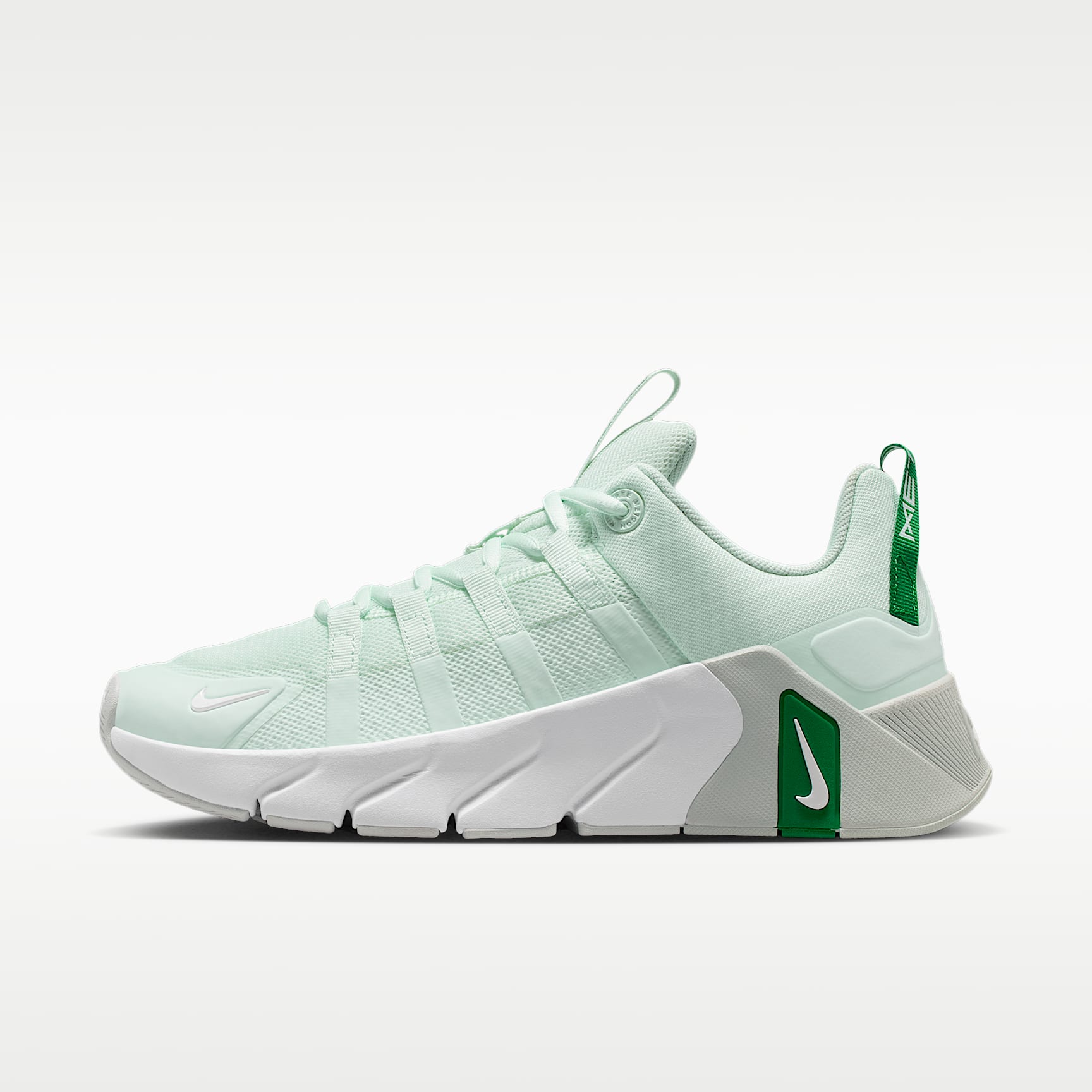 Nike Free Metcon 7 Trainingsschuhe (Damen) – Barely Green/Malachite/Light Silver/Weiß