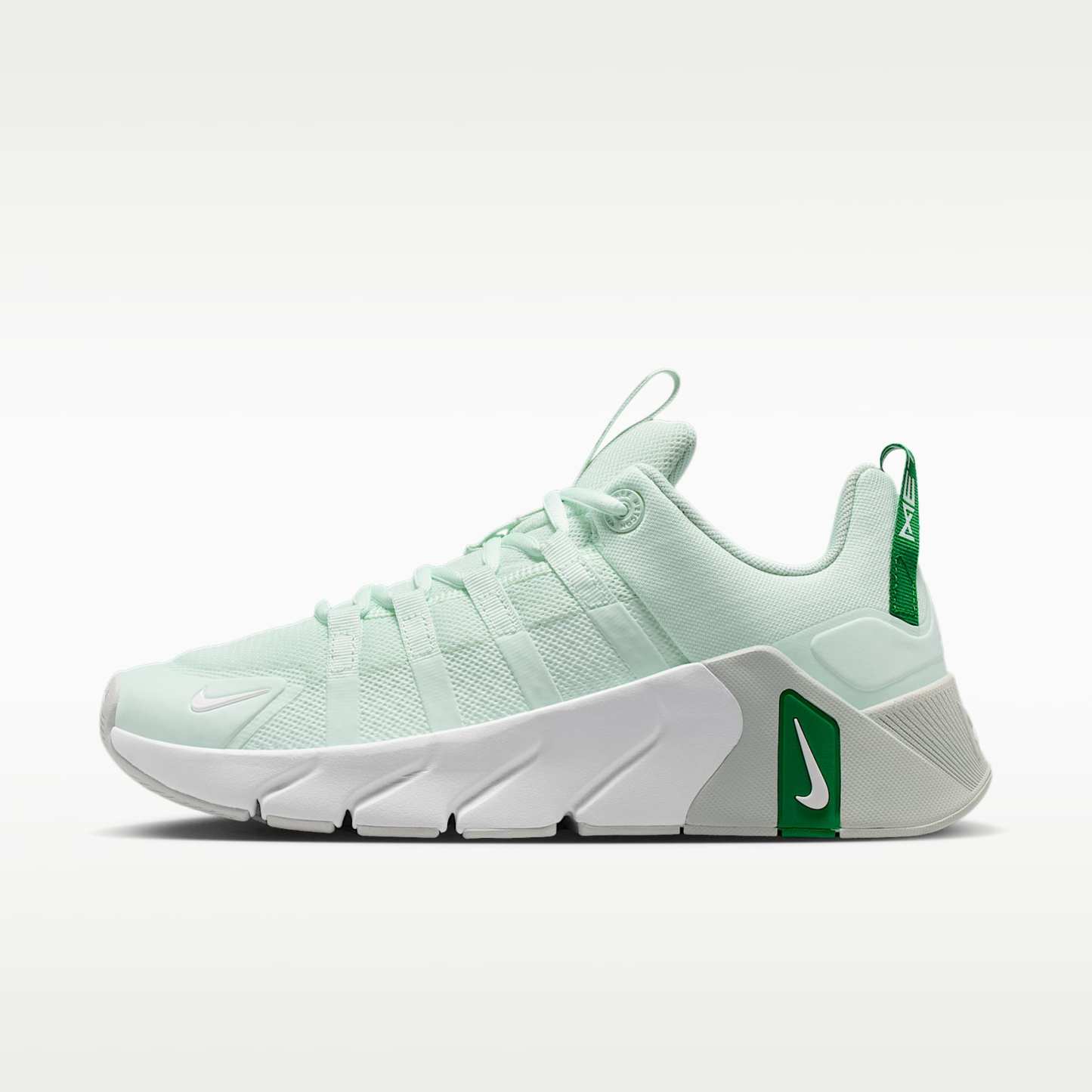 Nike Free Metcon 7 Trainingsschuhe (Damen) – Barely Green/Malachite/Light Silver/Weiß