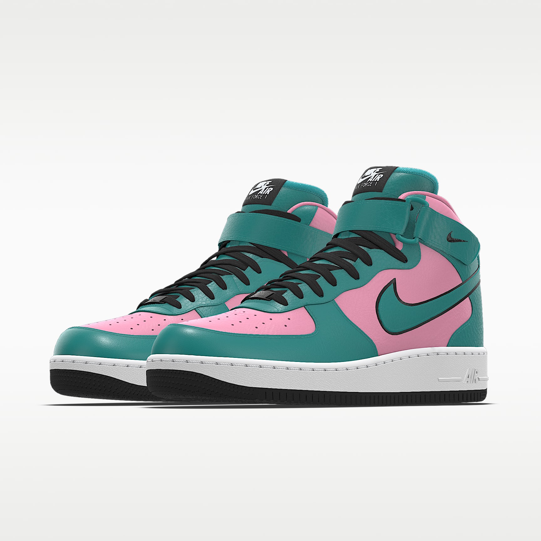 Nike Air Force 1 Mid By You personalisierbarer Herrenschuh – Multi-Color/Multi-Color/Multi-Color [1685956779]