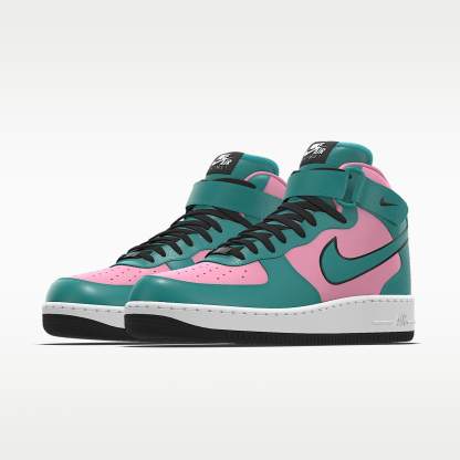 Nike Air Force 1 Mid By You personalisierbarer Herrenschuh – Multi-Color/Multi-Color/Multi-Color [1685956779]