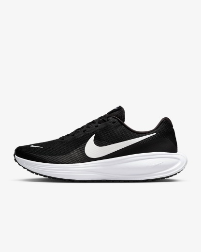 Nike Revolution 8 Straßenlaufschuh (Herren) – Schwarz/Schwarz/Weiß