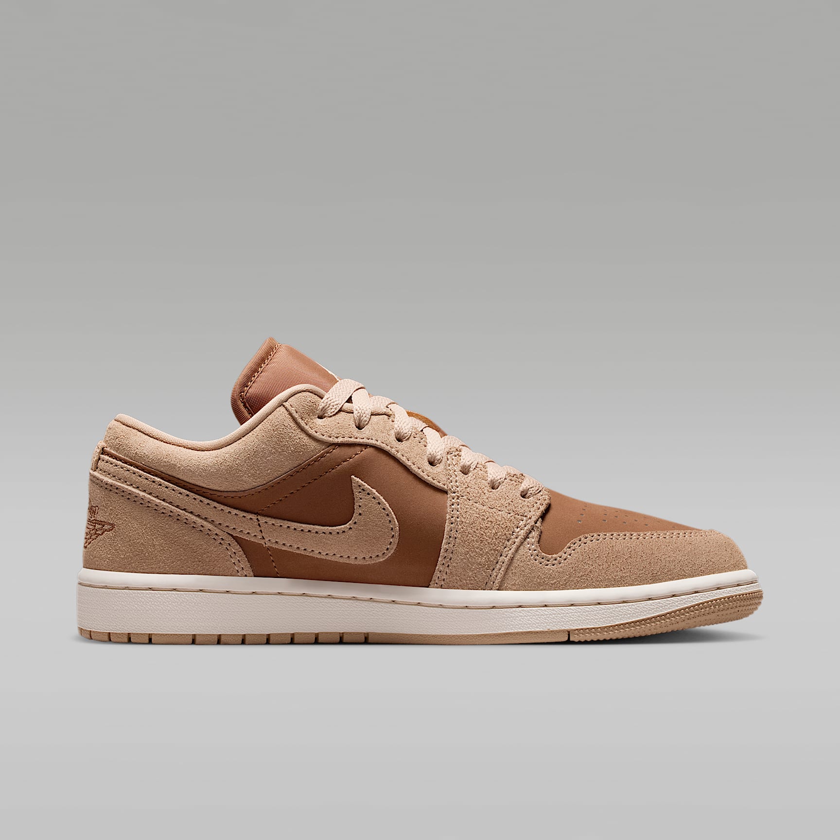 Air Jordan 1 Low Damenschuh – Legend Medium Brown/Chalk/Light British Tan