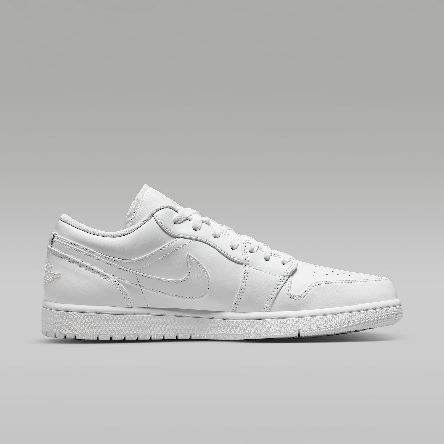 Air Jordan 1 Low Herrenschuh – Weiß/Weiß/Weiß