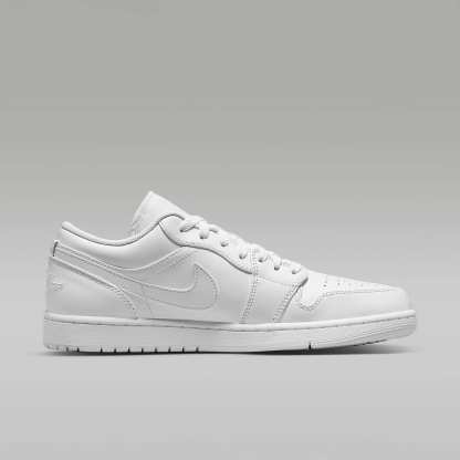 Air Jordan 1 Low Herrenschuh – Weiß/Weiß/Weiß