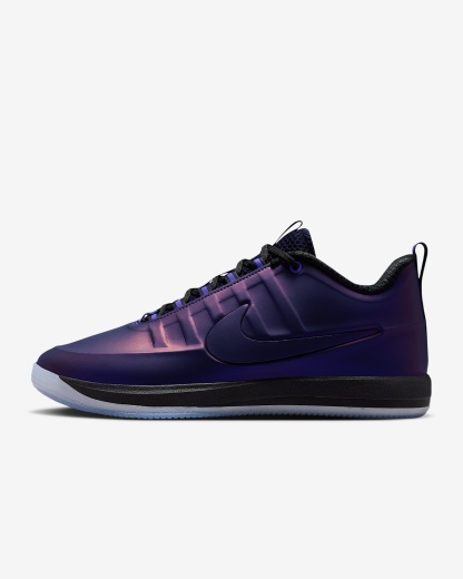 Book 2 PRM "Eggplant Foamposite" Basketballschuh – Varsity Purple/Varsity Purple/Schwarz
