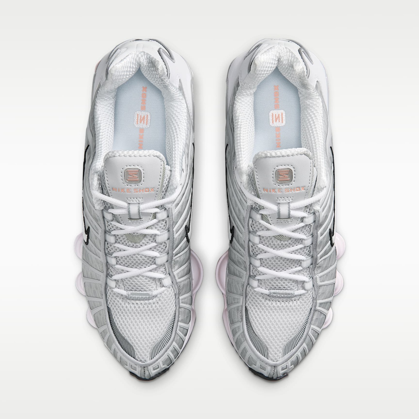 Nike Shox TL Schuh (Damen) – Neutral Grey/Metallic Silver/Schwarz/Pearl Pink