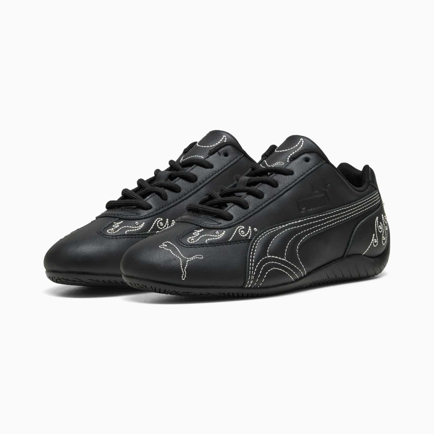 Speedcat Verzierte Sneakers Unisex - PUMA Black-Frosted Ivory