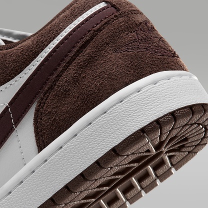 Air Jordan 1 Low Damenschuh – Cacao Wow/Weiß/Bronze Eclipse
