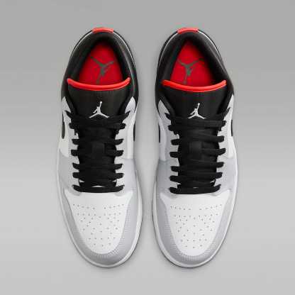 Air Jordan 1 Low Herrenschuh – Neutral Grey/Summit White/Infrared 23/Schwarz