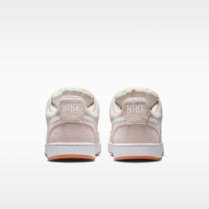 Nike Court Vision Low FL Schuh (Herren) – Light Orewood Brown/Gum Medium Brown/Weiß