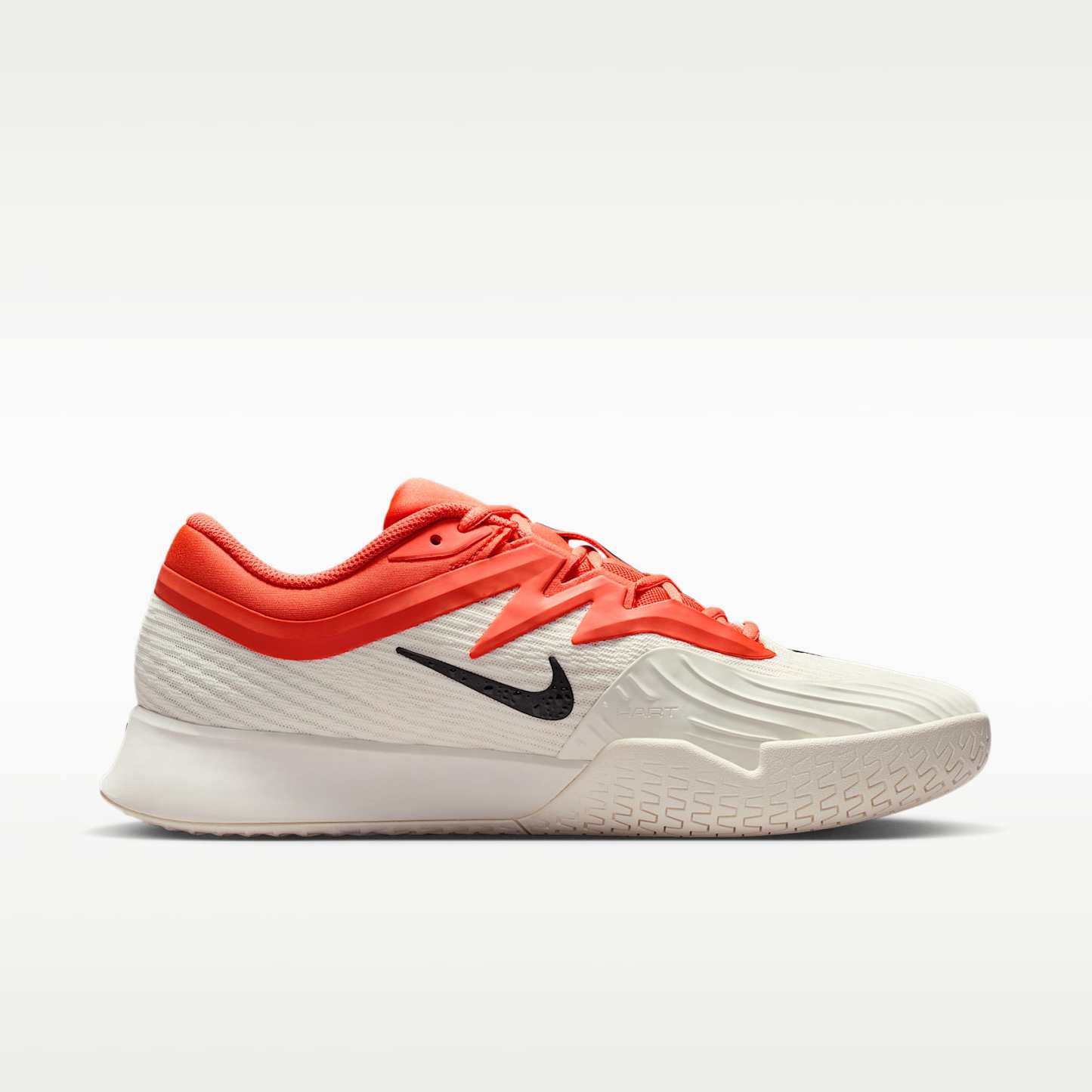 Nike Vapor Pro 3 Tennisschuh für Hartplätze (Herren) – Sail/Turf Orange/Blue Ribbon Heather/Schwarz