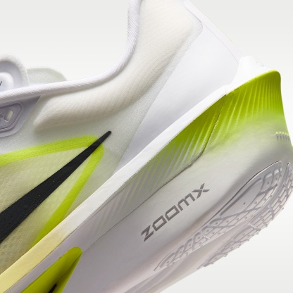 Nike Zoom Fly 6 Straßenlaufschuh für Wettkämpfe (Herren) – Weiß/Lemon Venom/Lemon Chiffon/Anthracite