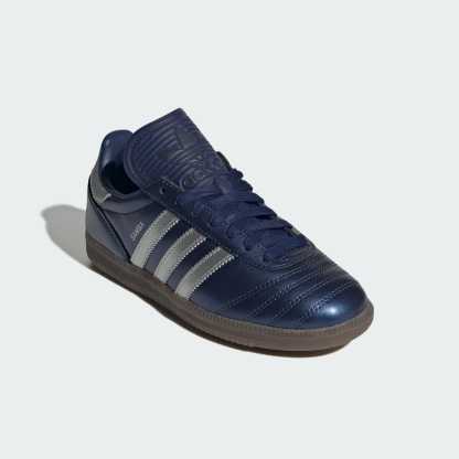 SAMBA JP SCHUH – Dark Blue / Silver Metallic / Gum – KI0540