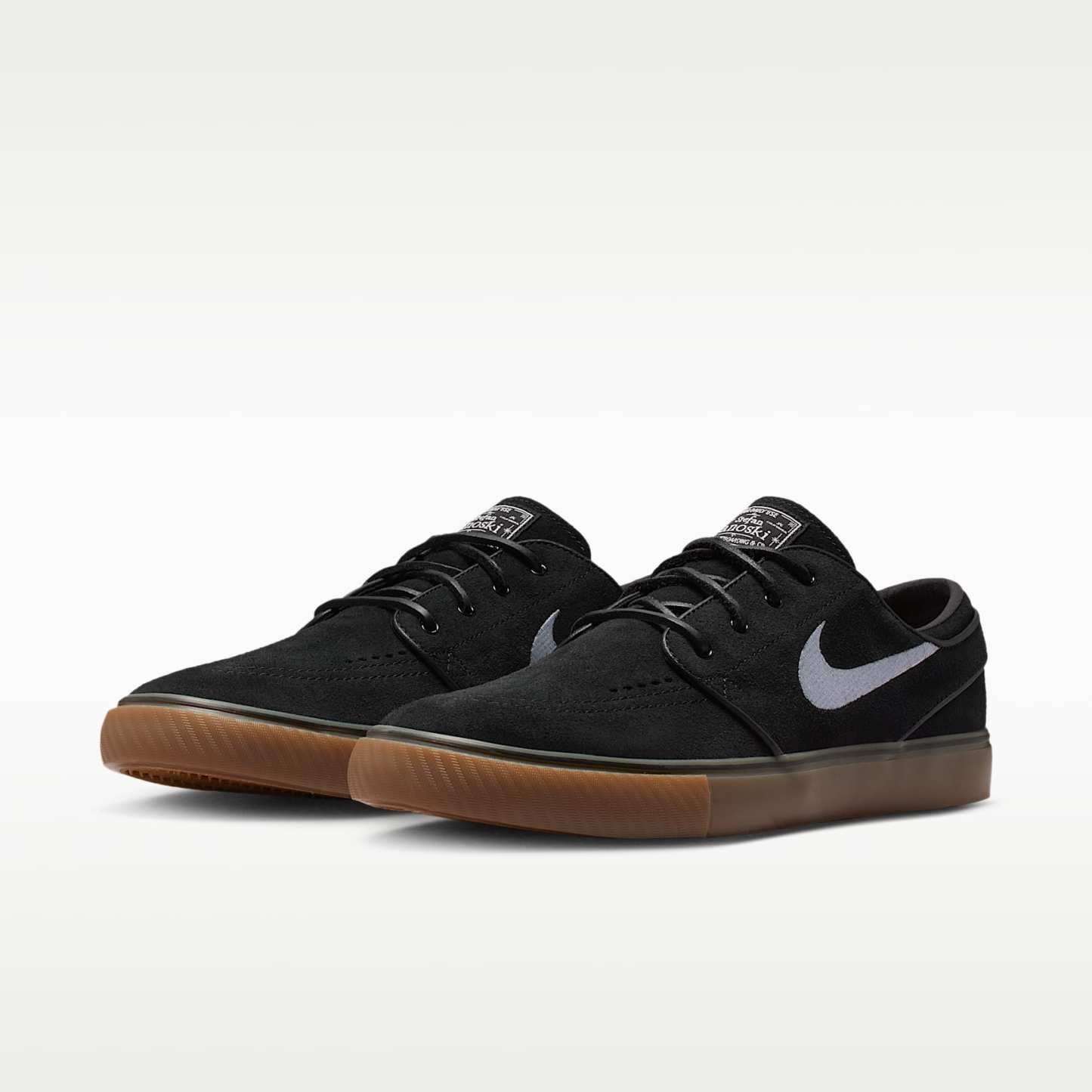 Nike SB Zoom Janoski OG+ Skateschuh – Schwarz/Schwarz/Gum Light Brown/Weiß