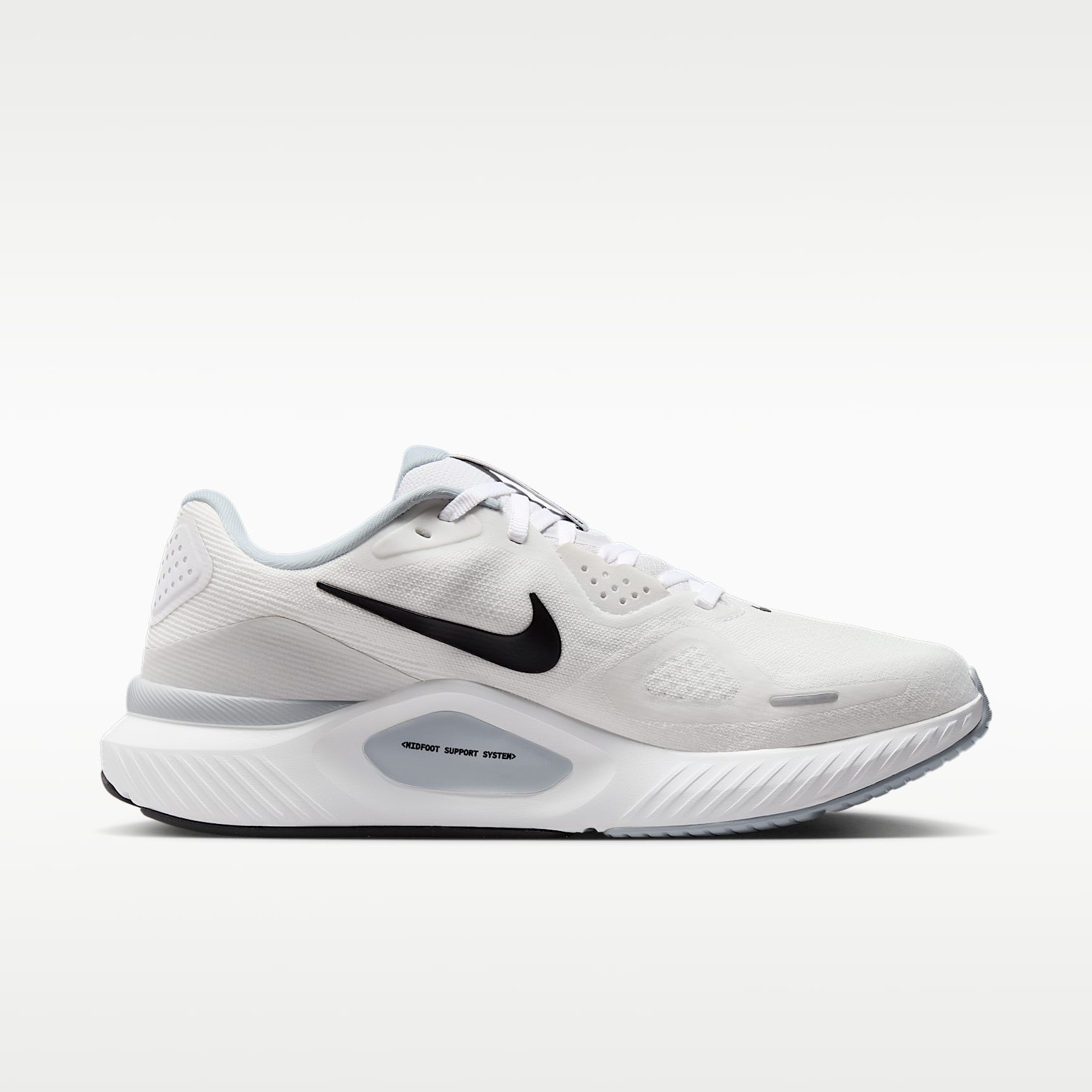 Nike Structure 26 Straßenlaufschuh (Damen) – Weiß/Pure Platinum/Schwarz