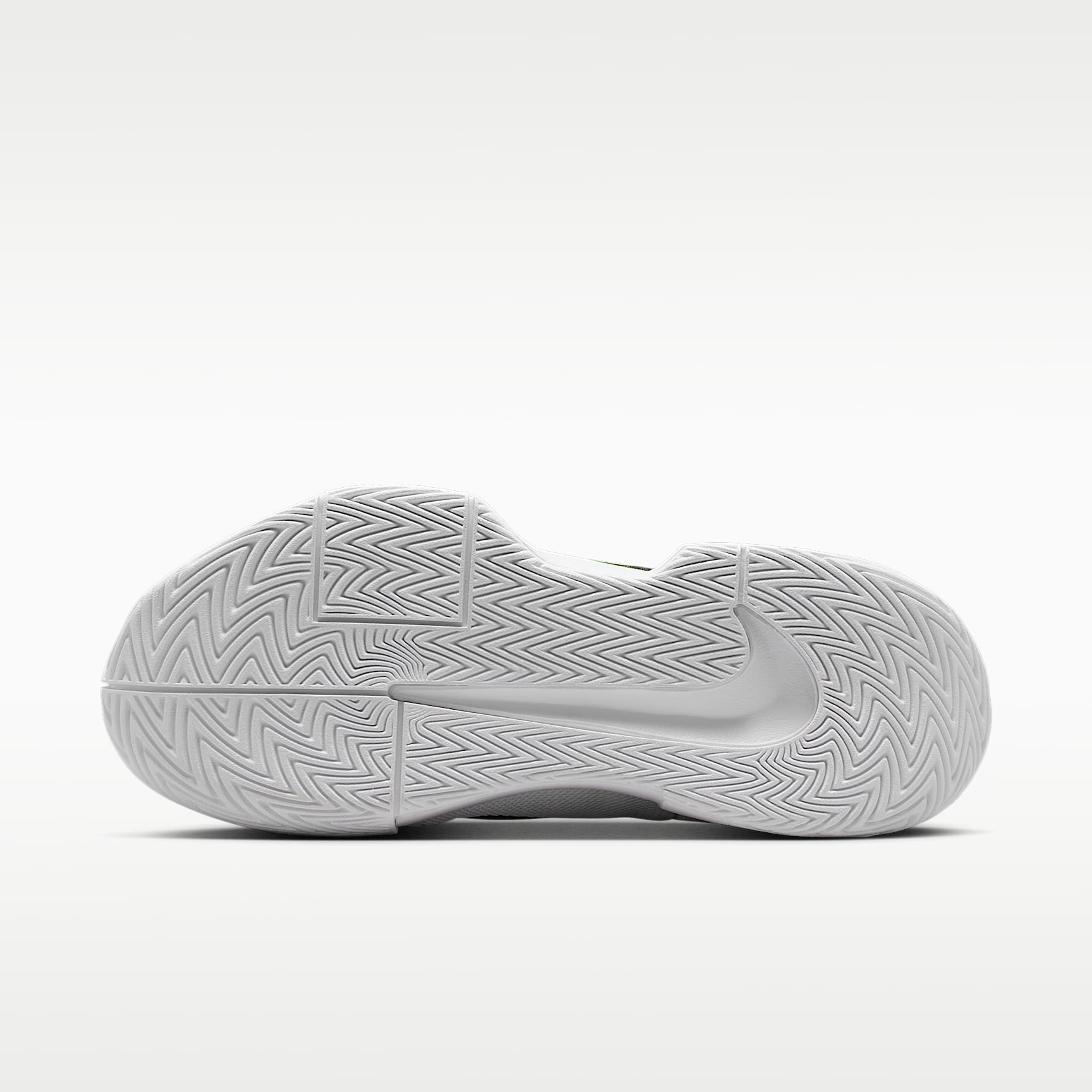Nike Zoom GP Challenge Pro Tennisschuh für Hartplätze (Damen) – Weiß/Pure Platinum/Volt/Schwarz