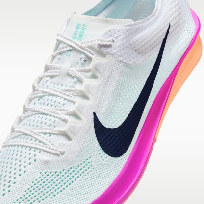 Nike Dragonfly 2 Track & Field Langstrecken-Spikes – Weiß/Hyper Turquoise/Fire Pink/Obsidian