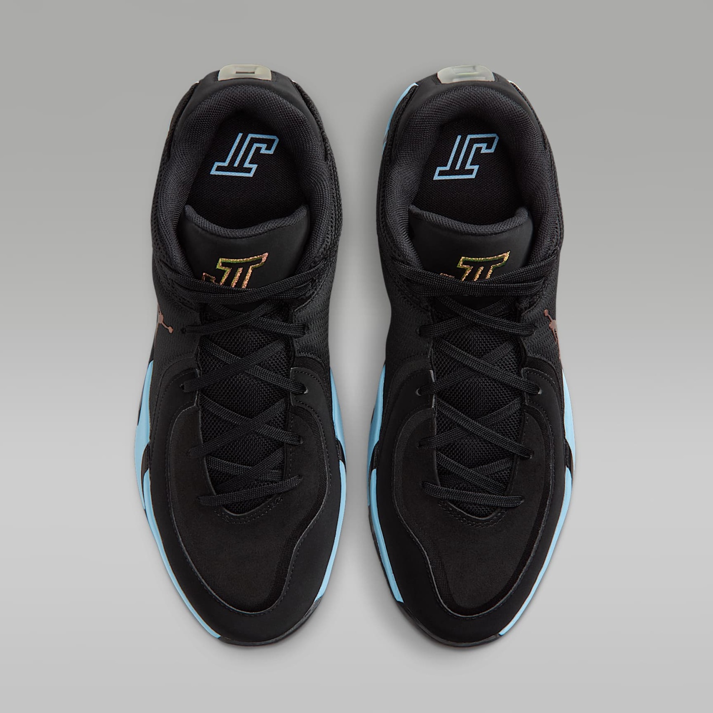 Tatum 4 Basketballschuh – Schwarz/Ice Blue