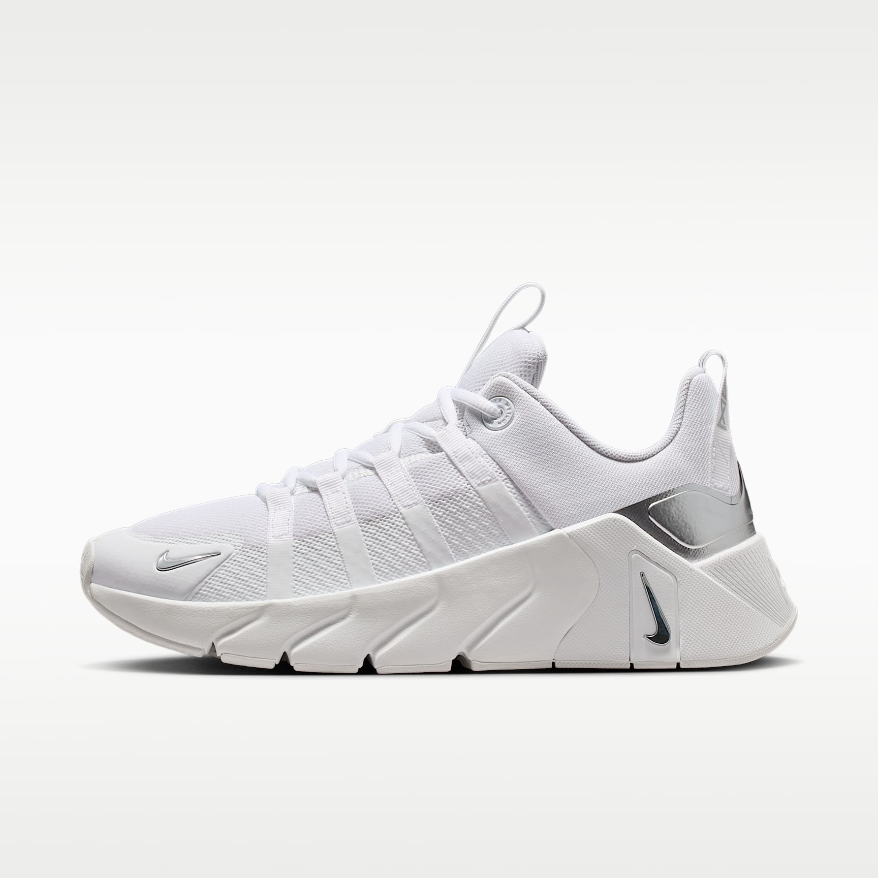 Nike Free Metcon 7 Trainingsschuhe (Damen) – Weiß/Weiß/Metallic Silver