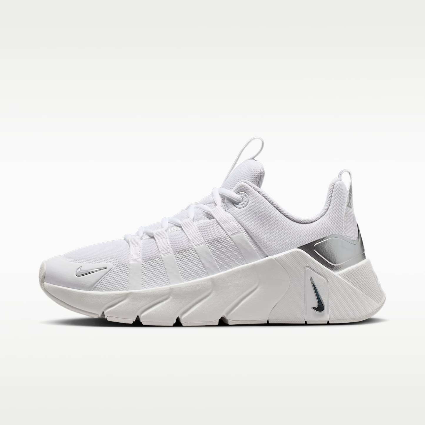 Nike Free Metcon 7 Trainingsschuhe (Damen) – Weiß/Weiß/Metallic Silver