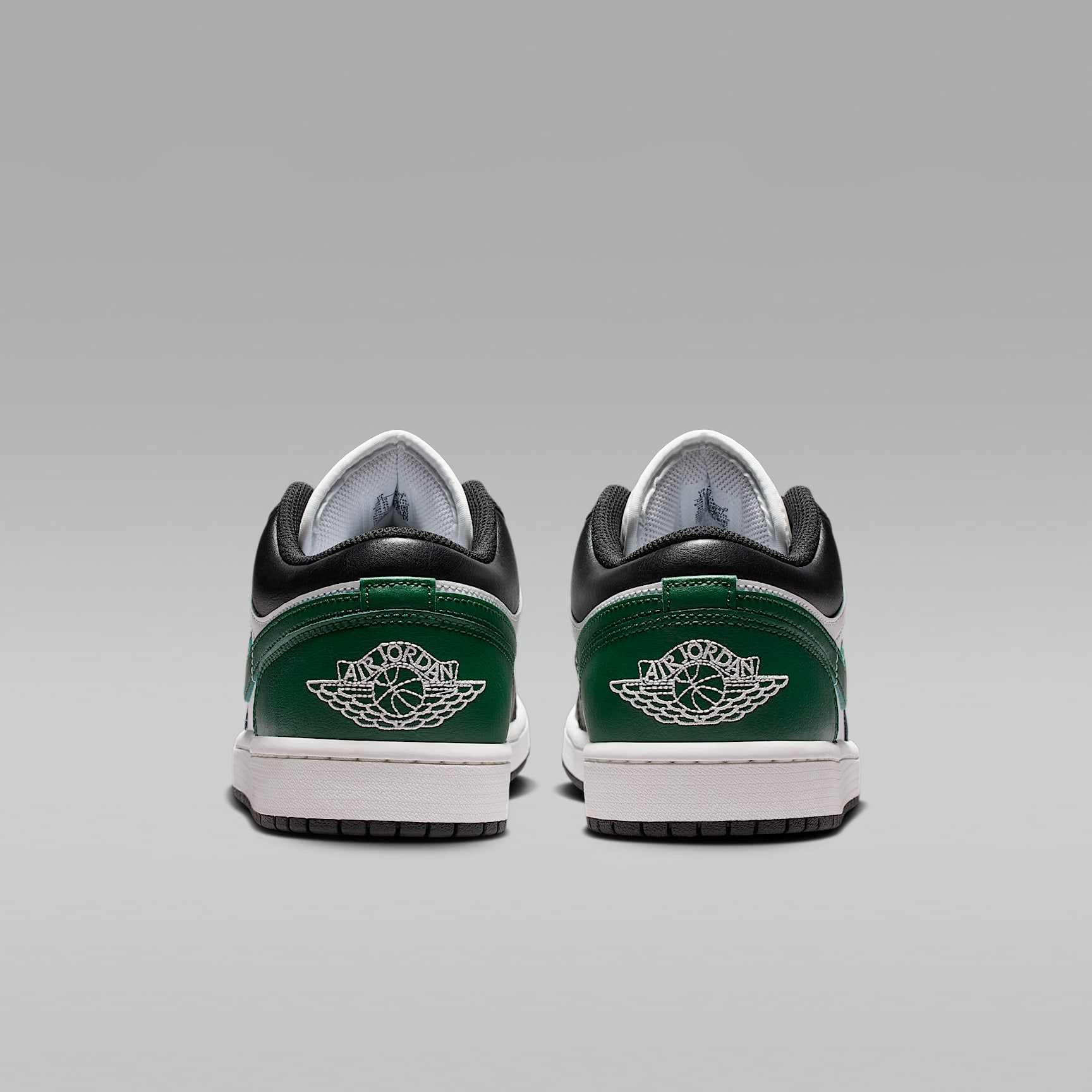 Air Jordan 1 Low Herrenschuh – Schwarz/Gorge Green/Summit White