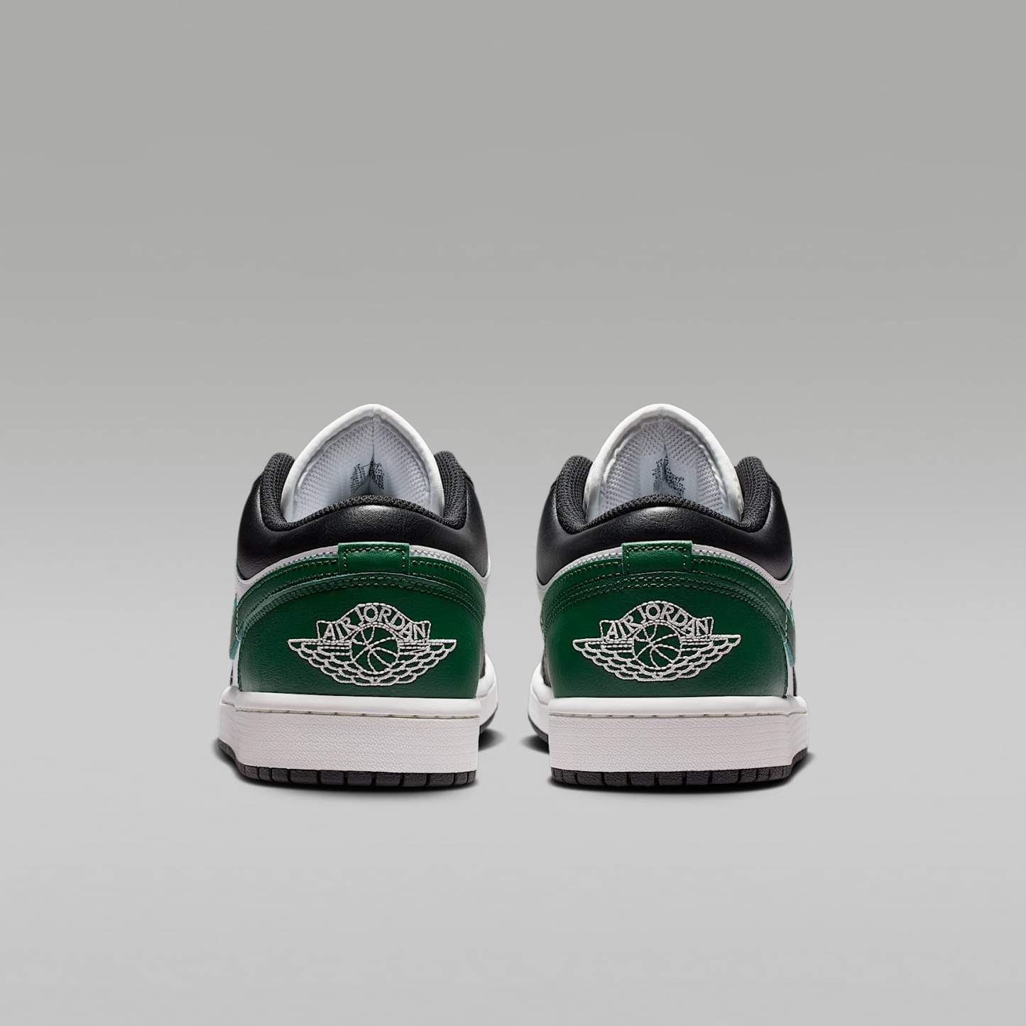 Air Jordan 1 Low Herrenschuh – Schwarz/Gorge Green/Summit White