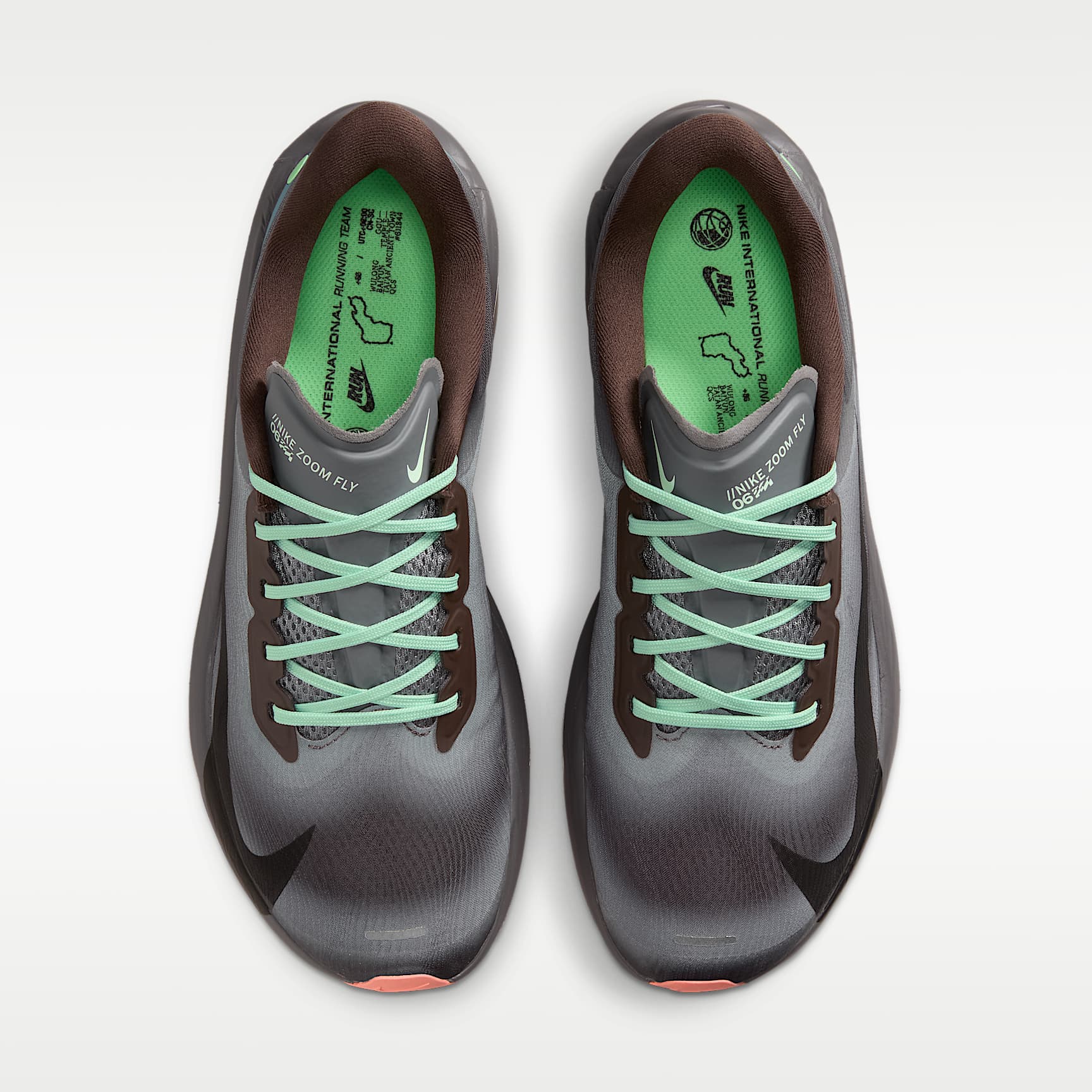 Nike Zoom Fly 6 Straßenlaufschuh für Wettkämpfe (Herren) – Baroque Brown/Smoke Grey/Ironstone/Schwarz