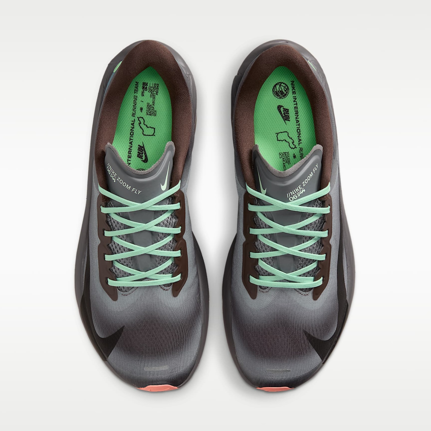 Nike Zoom Fly 6 Straßenlaufschuh für Wettkämpfe (Herren) – Baroque Brown/Smoke Grey/Ironstone/Schwarz