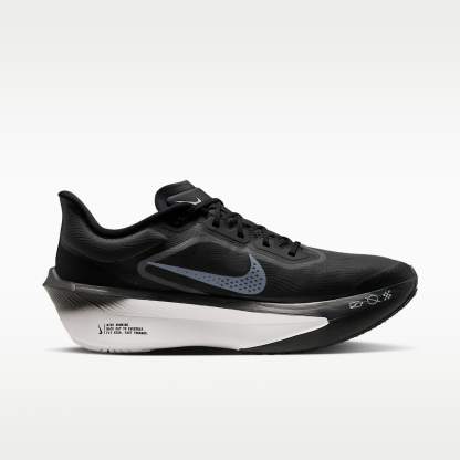 Nike Zoom Fly 6 Straßenlaufschuh für Wettkämpfe (Herren) – Schwarz/Light Smoke Grey/Weiß