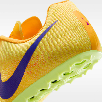 Nike Zoom Ja Fly 4 Laufspikes für Sprints – Citron Pulse/Volt Ice/University Gold/Indigo Burst