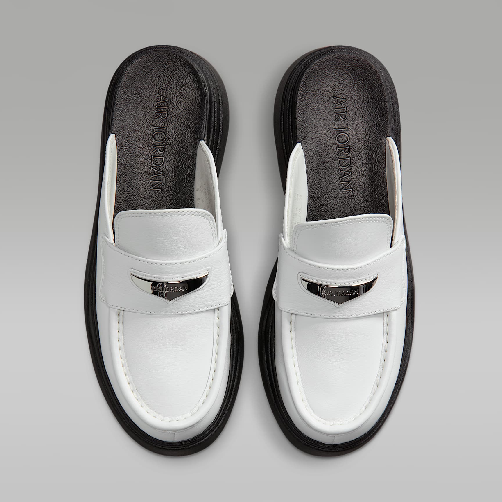 Air Jordan Mule Golfschuh (Damen) – Summit White/Schwarz/Metallic Silver