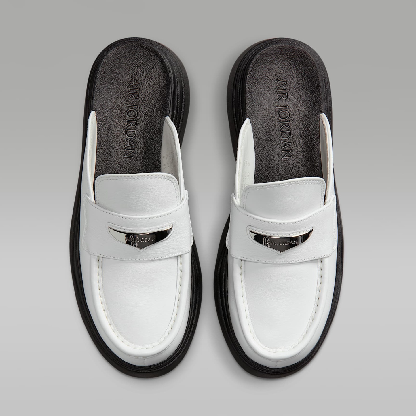 Air Jordan Mule Golfschuh (Damen) – Summit White/Schwarz/Metallic Silver