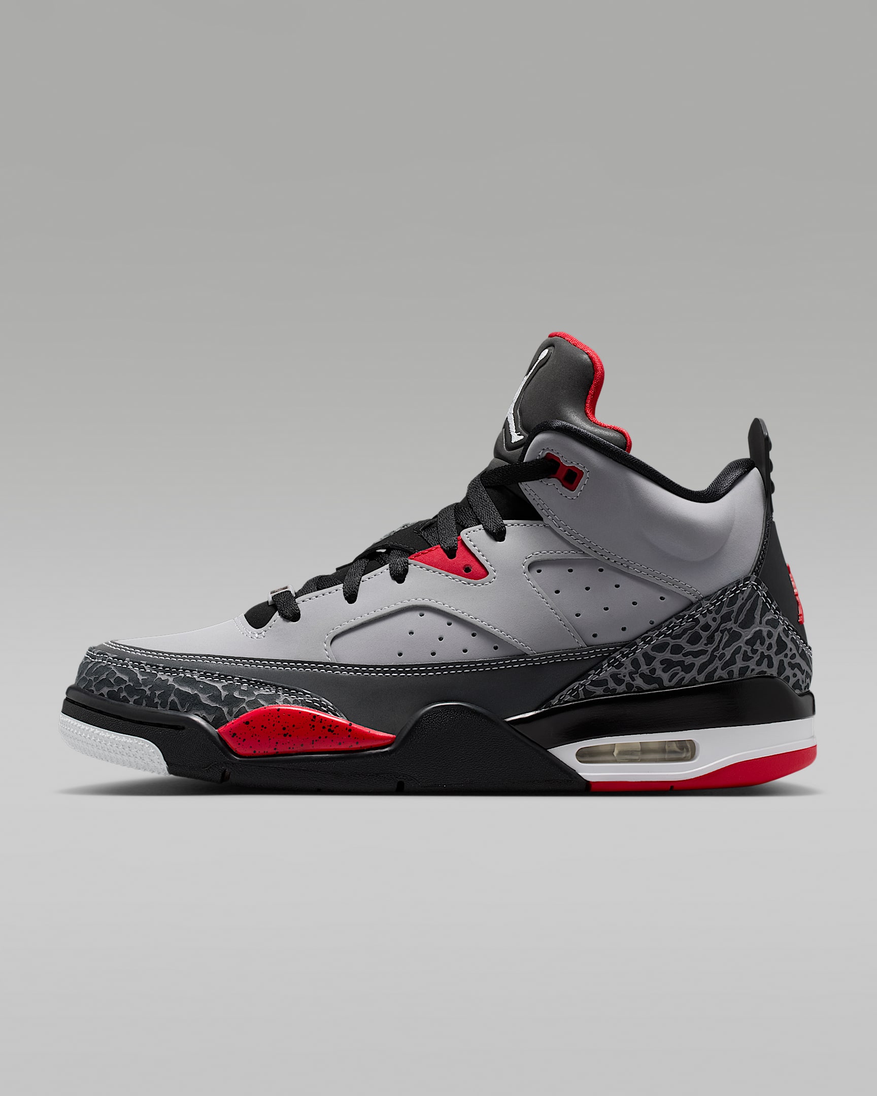 Jordan Son of Mars Low Herrenschuh – Cement Grey/Schwarz/Fire Red/Weiß