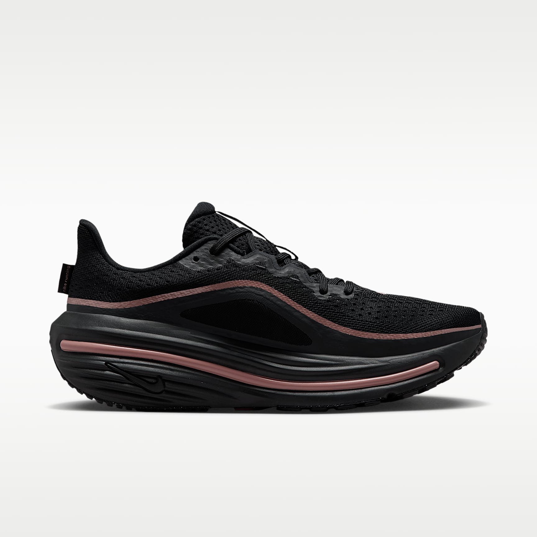 Nike Winflo 12 Straßenlaufschuh (Damen) – Schwarz/Off Noir/Rose Gold/Metallic Rose Gold