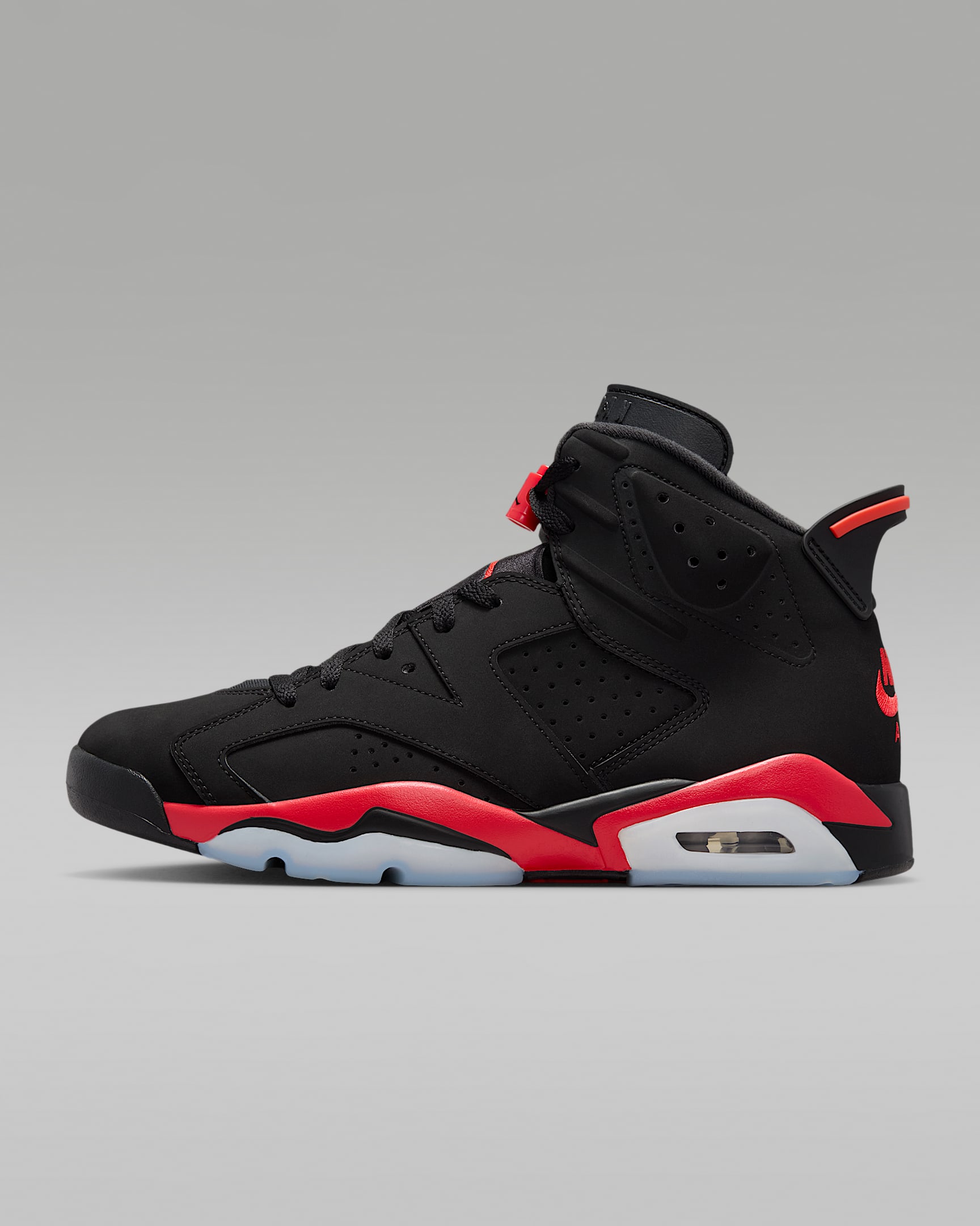 Air Jordan 6 Retro Herrenschuh – Schwarz/Light Crimson