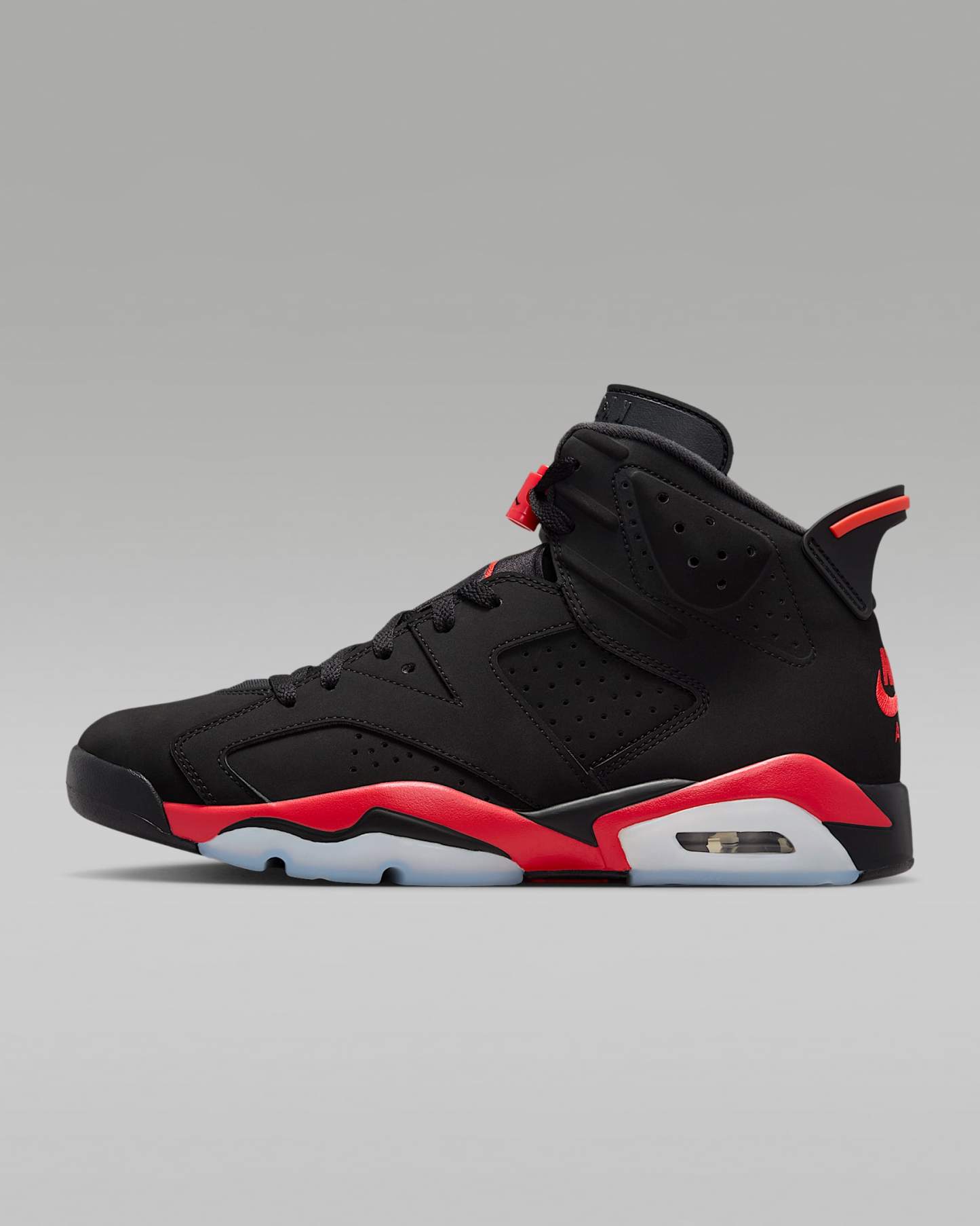 Air Jordan 6 Retro Herrenschuh – Schwarz/Light Crimson